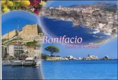 Un ami vous envoie une carte postale de ses vacances &agrave; Bonifacio. Il se trouvait en Corse, dans le d&eacute;partement ...