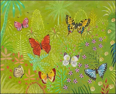 Qui a réalisé cette "Parade de papillons" ?