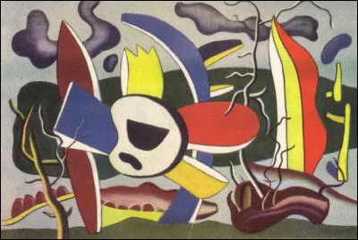 Sa toile s'appelle "Papillons et fleurs" :