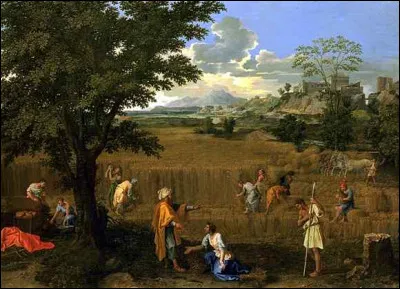 Quelle saison est représentée sur ce tableau de Nicolas Poussin peint autour de 1660 ?