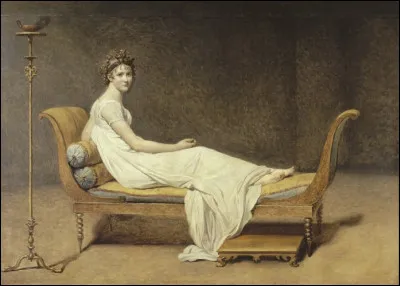 À quel style correspond le mobilier visible sur ce tableau de Jacques-Louis David ?