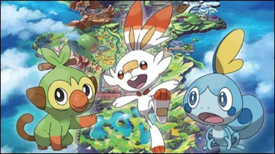 Comment s'appelle le starter Feu dans Pokémon Épée ?