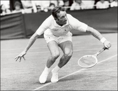 Ce joueur de tennis australien a remporté onze titres du Grand Chelem entre 1963 et 1976 : c'est ... Laver.