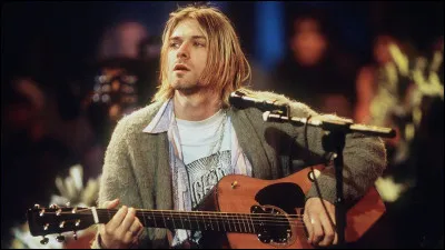 Kurt Cobain, le leader de "Nirvana" est ...