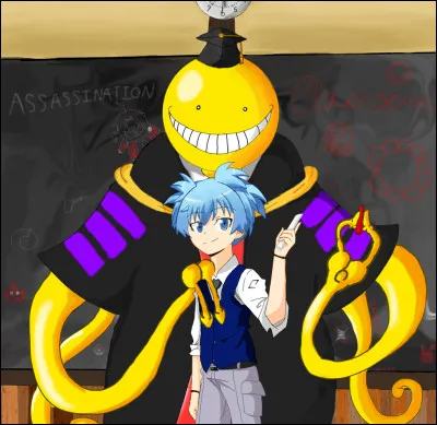 « Assassination Clasroom » - Quelle est l'humeur du professeur Koro quand il est noir ?