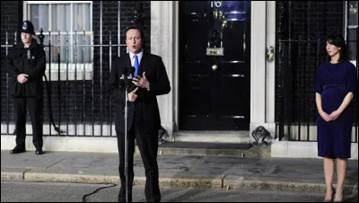 Le 11 mai, David Cameron devient premier ministre de la Grande Bretagne. C'était il y a ...