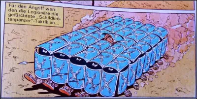 Une de ces propositions est tirée d'une formation (on la voit d'ailleurs fréquemment dans les BD d'Astérix), laquelle ?