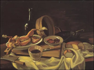 Qui a peint "Nature morte au lapin" ?