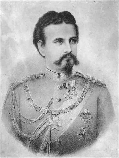 Il est de la maison de Wittelsbach, la même que celle de Sissy : il régna de 1864 à 1886. Il fit construire plusieurs châteaux excentriques dont Neuschwanstein. Son parrain était Louis XVI. Son pays étant vassal de la Prusse, il tomba en disgrâce auprès de Bismarck.
Quel est ce roi (le double de Sissy dans sa quête de la perfection) qui fut interné pour une folie et qui est mort mystérieusement ?