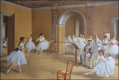 Qui est l'auteur de ce tableau ''Le Foyer de la danse à l'Opéra de la rue Le Peletier'' ?