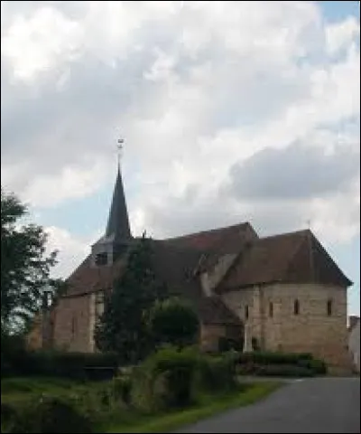Voici l'église Notre-Dame de Santranges. Commune Berrichonne, elle se situe en région ...
