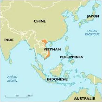 Avec quel pays le Vietnam a une bordure ?