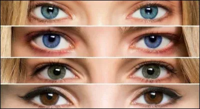 Quelle couleur d'yeux as-tu ?