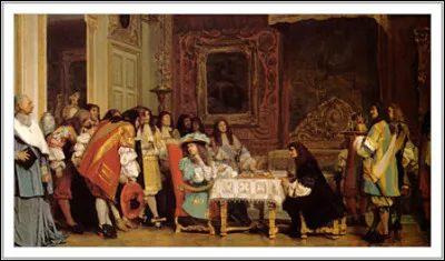 En 1661, qu'a servi le cuisinier de Louis XIV pour la première fois à son souverain en son château de Chantilly ?