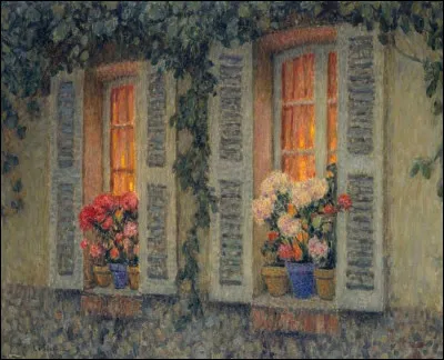 Quel peintre a réalisé le tableau "Fenêtres au crépuscule" ?