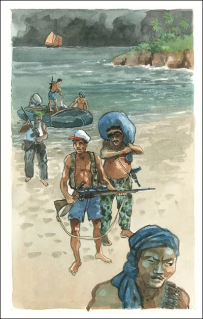 Les tueurs de singes arrivent ! Kensuké et Michael réunissent les orangs-outans dans la grotte. Mais qui manque à l'appel ?