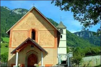 Vous avez sur cette image l'église d'Entremont et ses fresques murales. Commune Haut-Savoyarde, elle se trouve en région ...