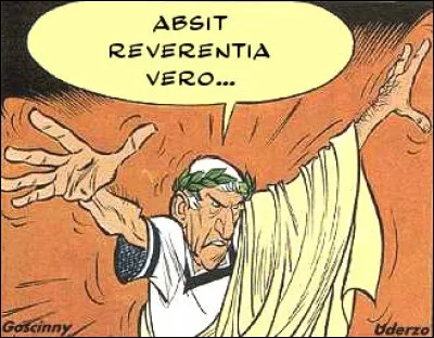 Et c'est dans la bouche d'un homme politique, bien sûr, qu'il convient de placer cette sentence, tirée de/d' ... .