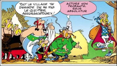 Le barde ne chante pas seulement : il parle aussi latin ! Qu'en est-il ?