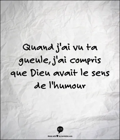 De métèque, de juif errant, de pâtre grec, ça vous dit quelque chose ?
