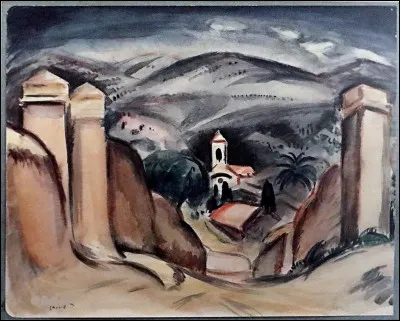 On aperçoit le clocher sur la toile qui représente "L'Entrée de Cassis". Qui en est l'auteur ?