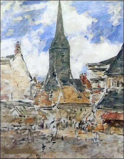 Qui est le peintre, auquel l'impressionnisme doit son nom, du "Clocher Sainte-Catherine Honfleur" ?