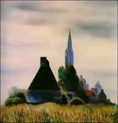 À qui doit-on cette représentation du "Clocher du Plougasnou" ?