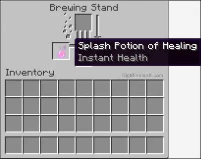 Quels sont les ingrédients pour une potion de "Instant Healing" ?