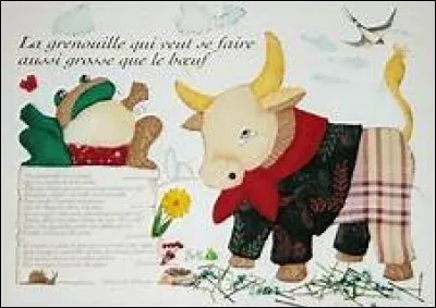 Dans "La Grenouille qui se veut faire aussi grosse que le buf", comment éclate la grenouille ?