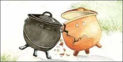 En quoi était le deuxième pot dans "Le Pot de terre et le Pot de ... ?