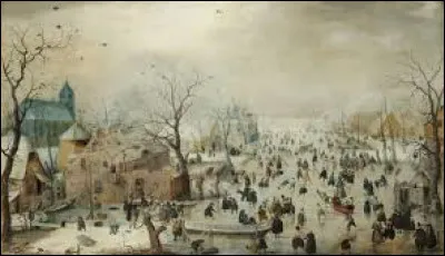 Qui a peint "Paysage d'hiver avec patineurs" ?