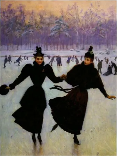 Qui a peint "Les patineuses" ?