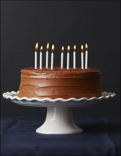 À quoi est ce gâteau d'anniversaire ?