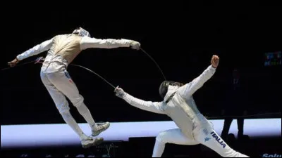 Quelle est cette arme d'escrime dont l'extrémité est appelée ''mouche''