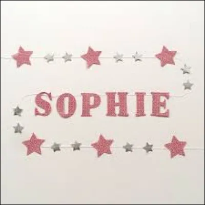 Laquelle de ces célébrités n'a pas pour prénom "Sophie" ?