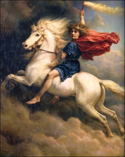 Quel dieu chevauche Skínfaxi ?