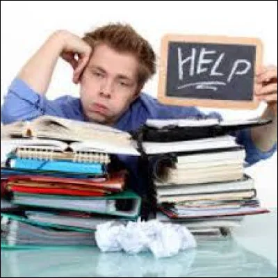 Ce soir, tu as plein de devoirs...