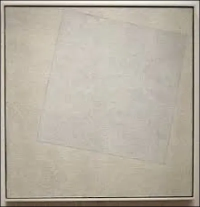 Voici le "Carré blanc sur fond blanc" du célèbre Malevitch. Quel était son prénom ?