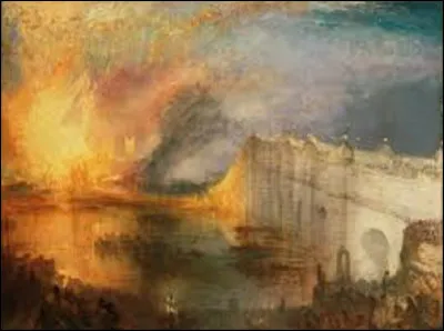 Qui est l'auteur de ce tableau ''L'Incendie de la Chambre des Lords et des Communes'' ?
