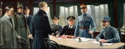 Quelle est la date de la signature de l'armistice de la Première Guerre mondiale ?