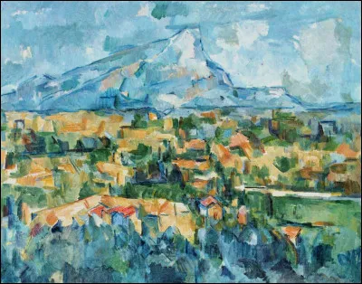 Le peintre, auteur de cette "montagne Sainte-Victoire, se prénomme ...