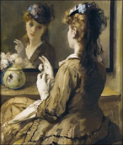 Quel peintre est l'auteur du tableau "Femme avec gants" ?