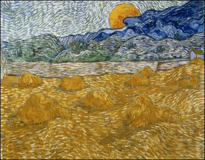 Qui a réalisé le tableau "Paysage de soirée au clair de lune" ?
