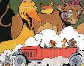 Quel est le nom du canard cr par Benjamin Rabier ?