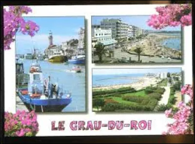 Un ami vous envoie une carte postale du Grau-du-Roi. Station balnéaire de la Côte d'Améthyste, elle se situe dans le département ...