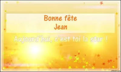 Je suis un grand financier, je suis Jean...