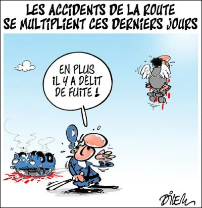 Les accidents de la route ne sont pas dus à l'alcool, mais à la voiture. La preuve : mettez un alcoolo dans un fauteuil roulant, il ne tuera personne !