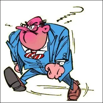 Comment s'appelle cet homme, avec qui il est impossible de signer un contrat, Gaston tant toujours l pour faire rater l'opration ?