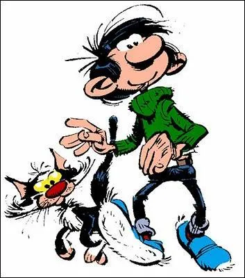 Gaston n'est pas seul dans la vie, il possde deux animaux : un chat et ... .