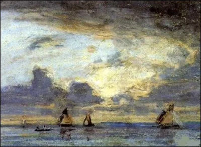 Qui est le peintre de "Voiliers en mer" ?